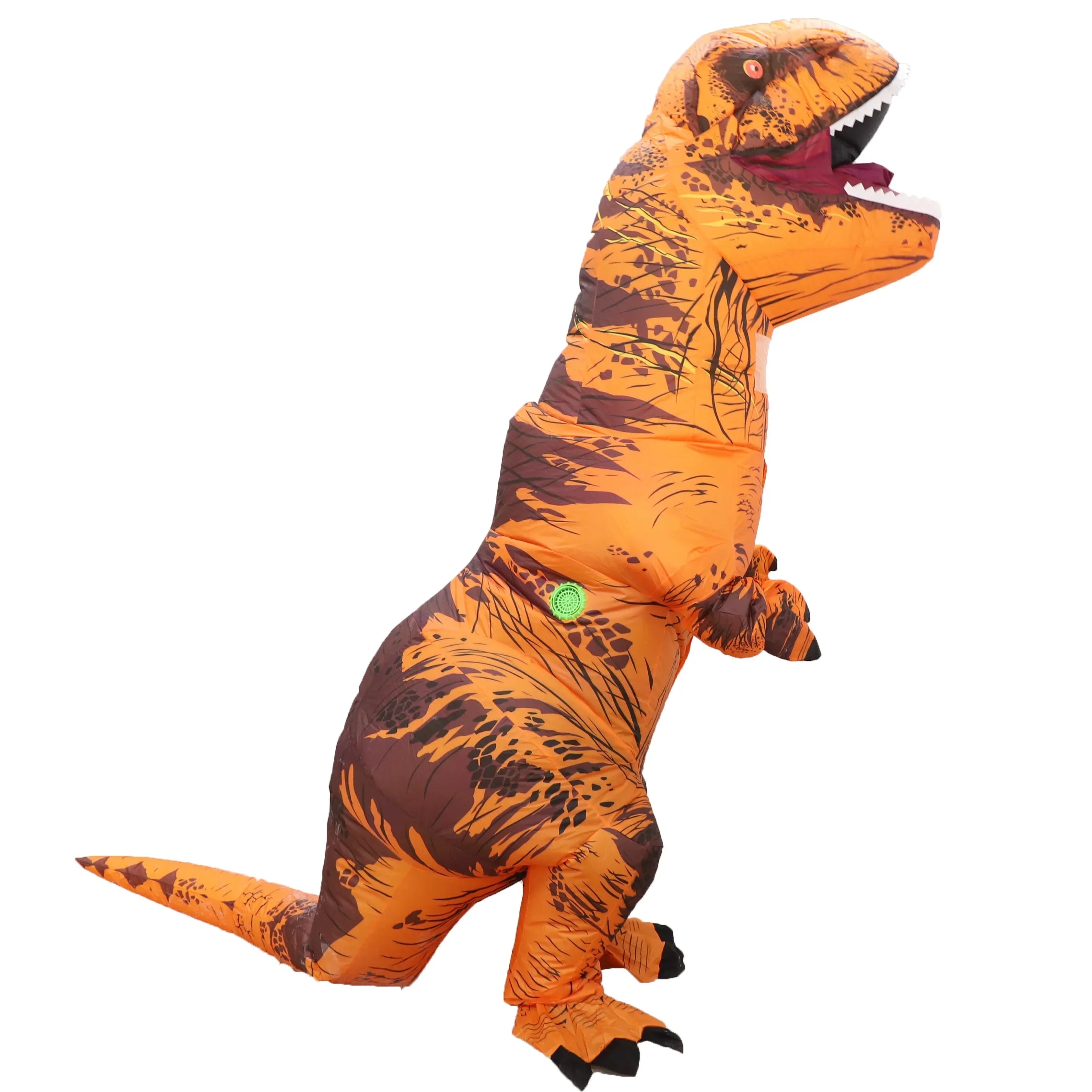 Adult T-Rex Inflatable Costume Standing Dinosaur Mascot for Halloween & Christmas Fun Animal Party Role-playing Outfit Apparel